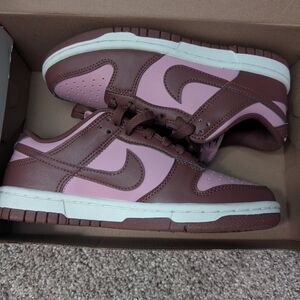 Nike Pink and Brown Sneakers